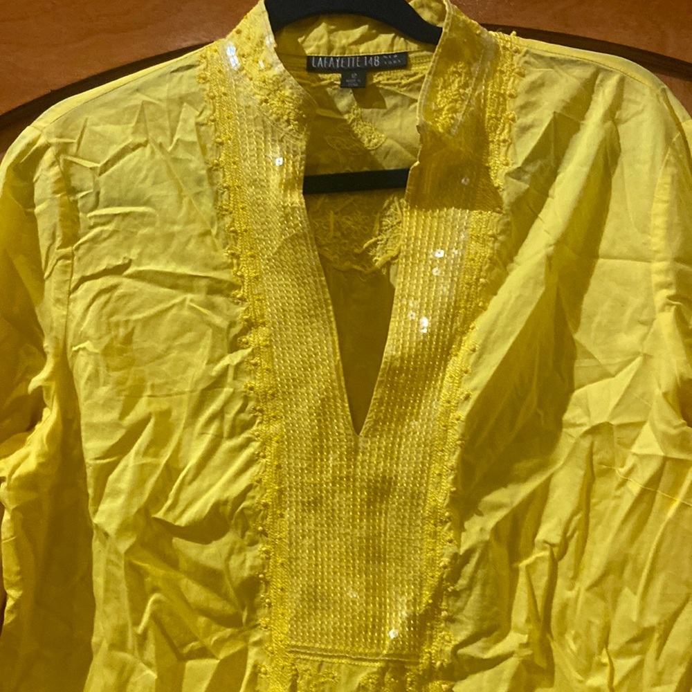 Lafayette 148 gorgeous sequined tunic size 12